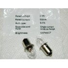 Bulbs Filament type - 2.38 Volts